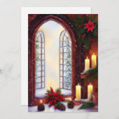 Schneekirchenfenster Budget Mini Weihnachten (Vorne/Hinten)