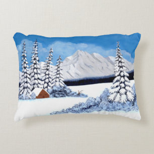 Schneekissen Winter Bright Accent Kissen
