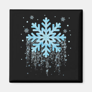 Schneeklocken-Kostüm Winter Weihnachten passend fü Magnet