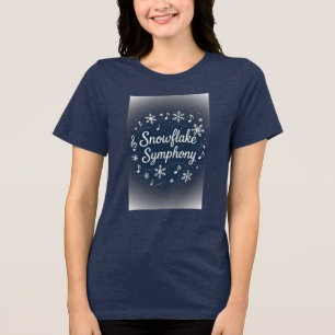 Schneeklockensymphonie Tri-Blend shirt