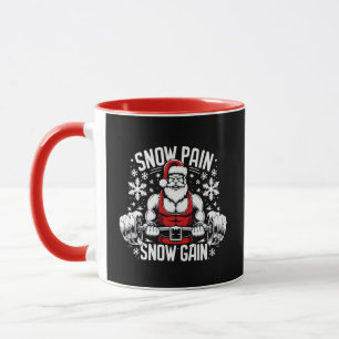 Schneeknall Schnee Gewinnen Weihnachts-Gymnastik W Tasse