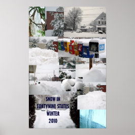 SCHNEEKOLLEGE WINTER 2010-Plakat Poster