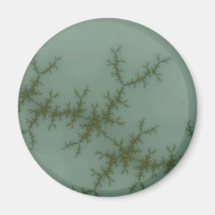 Schneekönchen - Fraktal Art Magnet