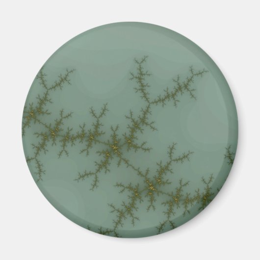 Schneekönchen - Fraktal Art Magnet (Vorne)