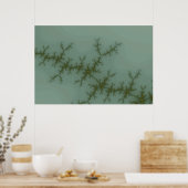 Schneekönchen - Fraktal Art Poster (Küche)