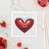 Schneekönige Weihnachtsgeburt Serviette (Beispiel)