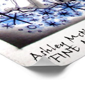 Schneekönigin aus dem Nutcracker-Ballett Poster (Ecke)