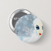 Schneekönigin Button (Vorne & Hinten)