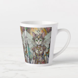 Schneekönigin Katze der Schmetterlingsflügel-Briga Milchtasse