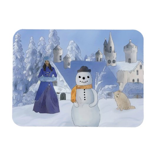 Schneekönigin Magnet (Horizontal)