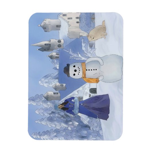 Schneekönigin Magnet (Vertikal)