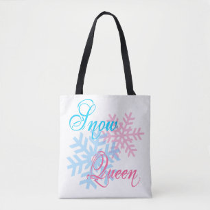 Schneekönigin und Schneeflocken elegant Tasche