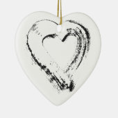 Schneekornament Keramik Ornament (Rechts)