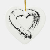 Schneekornament Keramik Ornament (Vorne)