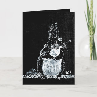 Schneekörnchen Feiertagskarte