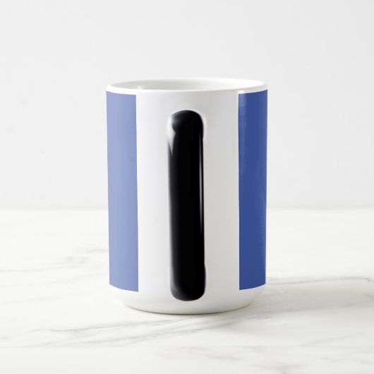 Schneekräfte Berge Winterszene Zauberei Morphing Verwandlungstasse (Griff)