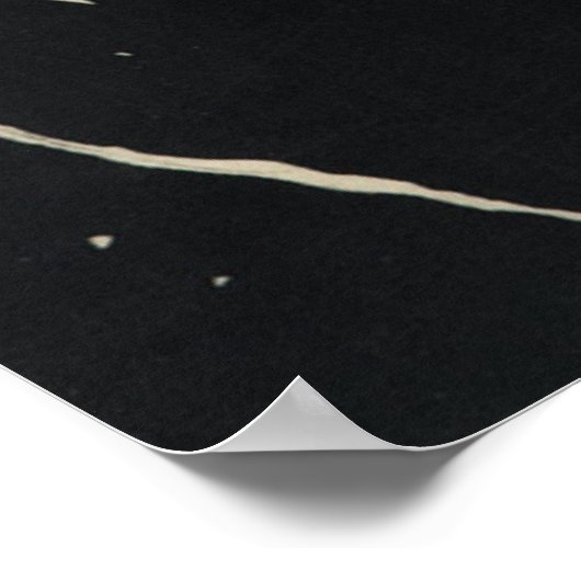 Schneekranich Poster (Ecke)