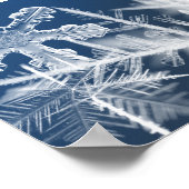 Schneekristalle Poster (Ecke)