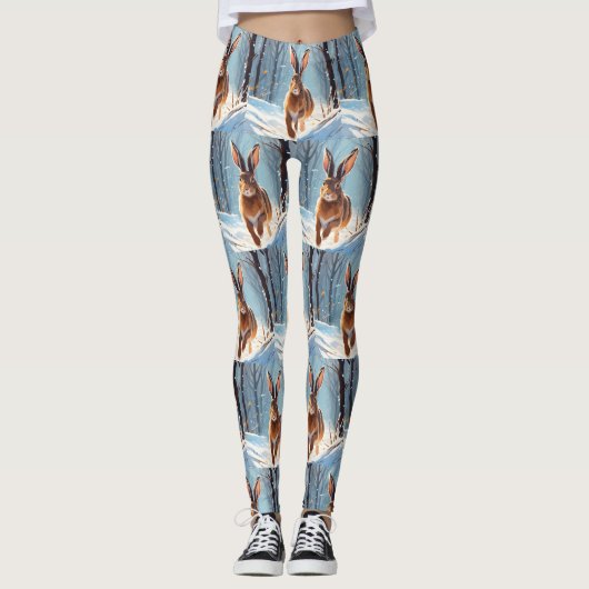 Schneeküche Offenbarung: Der Hasslauf Leggings (Vorderseite)