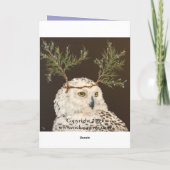 Schneekugel Geburtstagskarte Karte (Rückseite)