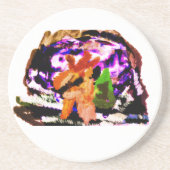 Schneekugel Getränkeuntersetzer (Vorne)