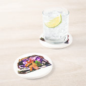 Schneekugel Getränkeuntersetzer (Seite)