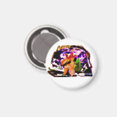 Schneekugel Magnet (Vorderseite/Rückseite)