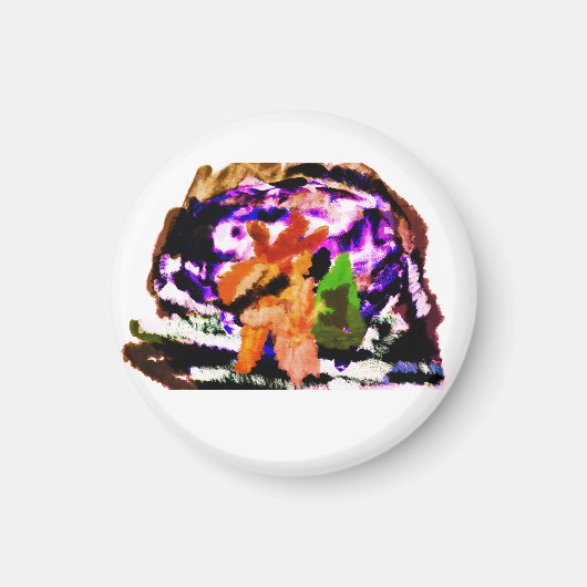 Schneekugel Magnet (Vorne)