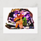 Schneekugel Postkarte (Vorderseite)