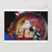 Schneekugel. Postkarte (Vorderseite)