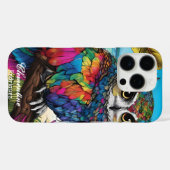 Schneekugel tropischer Eule-Traum Case-Mate iPhone Hülle (Rückseite (Horizontal))