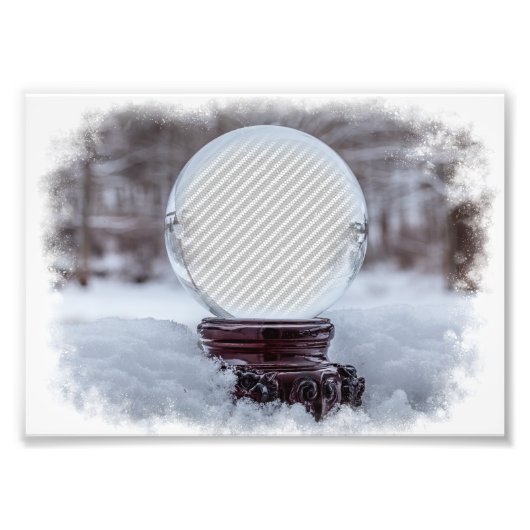 Schneekugel Vorlage Fotodruck (Vorne)