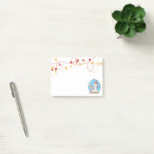 Schneekugel-Weihnachts-Pinguin-Post-It-Notizen Post-it Klebezettel (Büro)