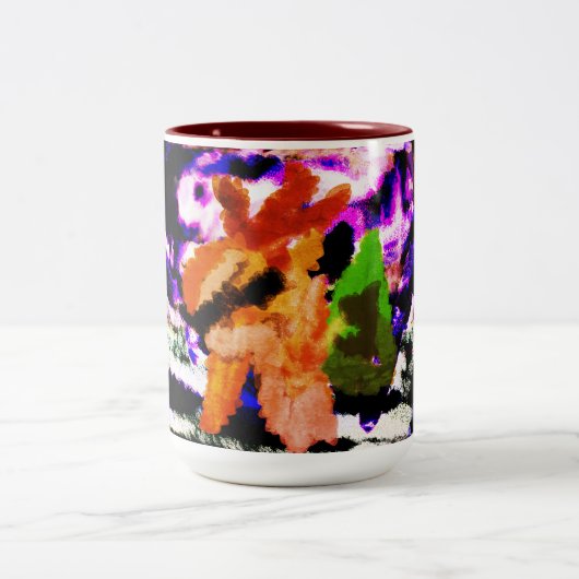 Schneekugel Zweifarbige Tasse (Mittel)