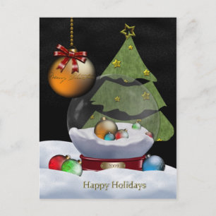 Schneekugeln Postkarten