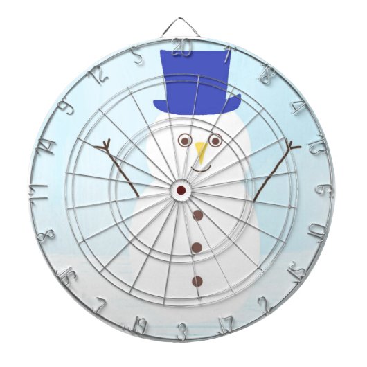 Schneekunst Dartscheibe (vorne)