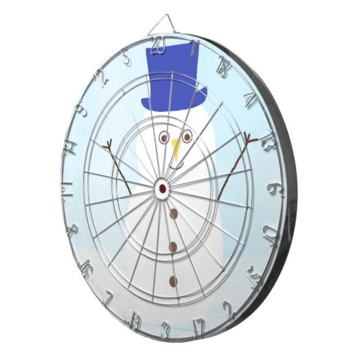 Schneekunst Dartscheibe (Vorderseite rechts)