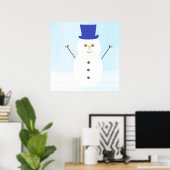 Schneekunst Poster (Heimbüro)