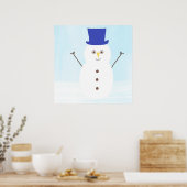 Schneekunst Poster (Küche)