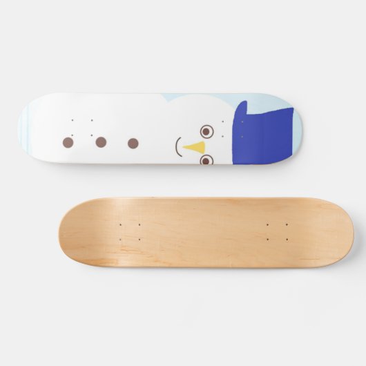 Schneekunst Skateboard (Horizontal)