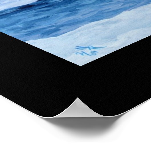 Schneekunstkunst Poster (Ecke)