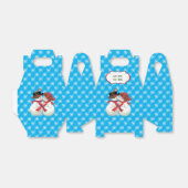 Schneekupplung mit Schneeflocke Geschenkschachtel (Ungefaltet)