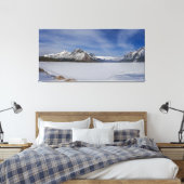 Schneeküss Minnewanka Panorama Leinwanddruck (Insitu (Schlafzimmer))