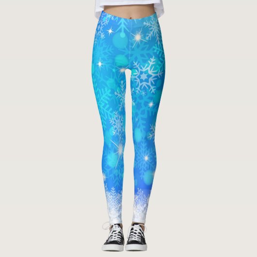 SCHNEELAKEN, DIE VON HIMMEL ZU BODEN FALLEN LEGGINGS (Vorderseite)