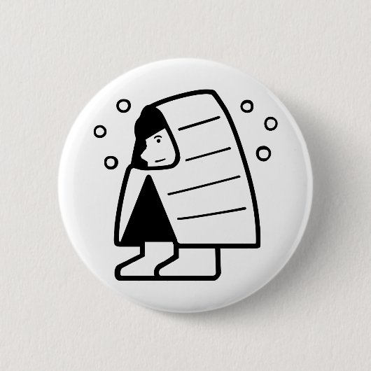 Schneeland Button (Vorderseite)