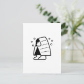 Schneeland Postkarte (Stehend Vorderseite)