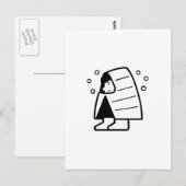 Schneeland Postkarte (Vorne/Hinten)