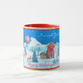 Schneelandschaft anpassen tasse (Zentrum)