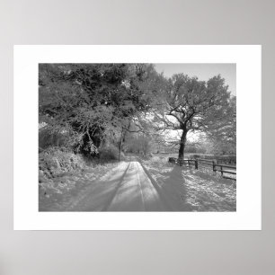 Schneelandschaft: Cheshire Poster