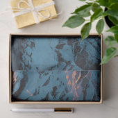 Schneelandschaft-Decoupage Seidenpapier (Geschenk)